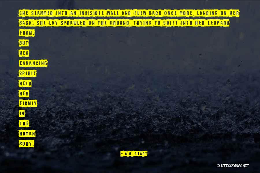 Invisible Wall Quotes By A.O. Peart Invisible Wall Quotes By A.O. Peart