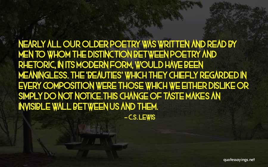 Invisible Wall Quotes By C.S. Lewis Invisible Wall Quotes By C.S. Lewis