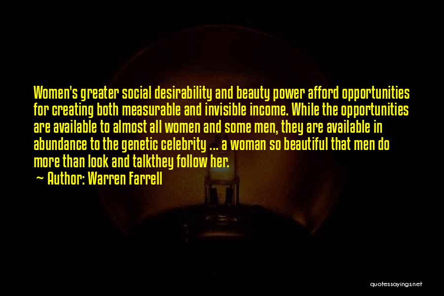 Invisible Woman Quotes By Warren Farrell