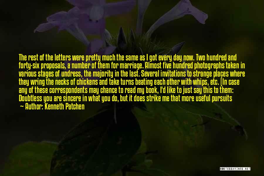 Invitations Quotes By Kenneth Patchen