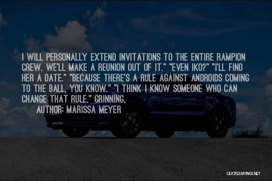 Invitations Quotes By Marissa Meyer