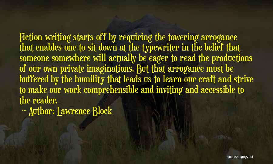 Inviting Someone Quotes By Lawrence Block