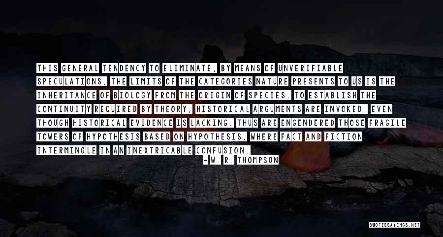 Invoked Quotes By W. R. Thompson Invoked Quotes By W. R. Thompson