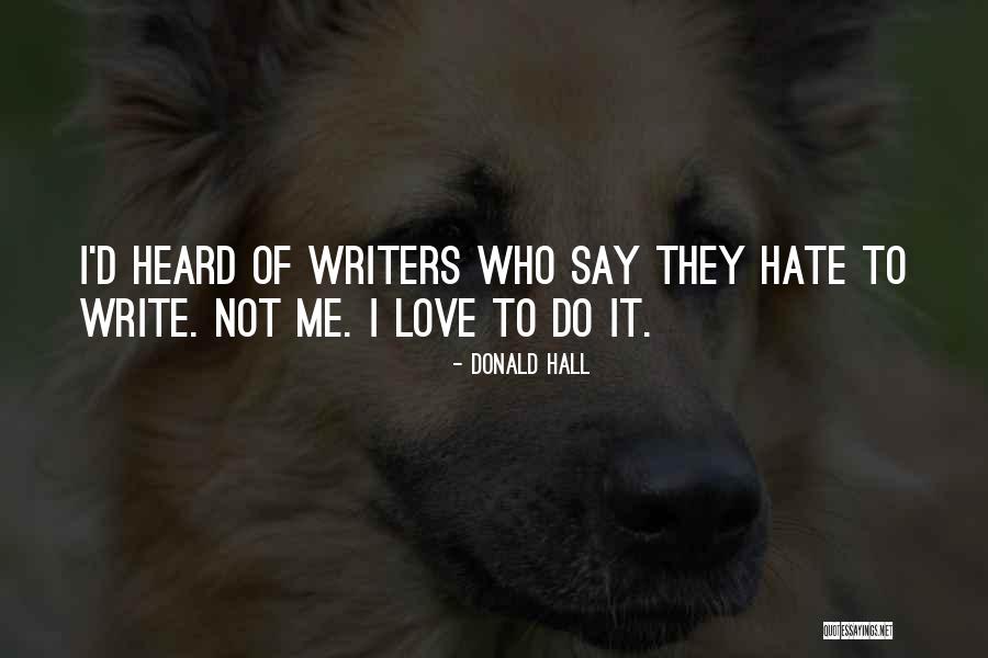 Involuntarily Bumped Quotes By Donald Hall Involuntarily Bumped Quotes By Donald Hall