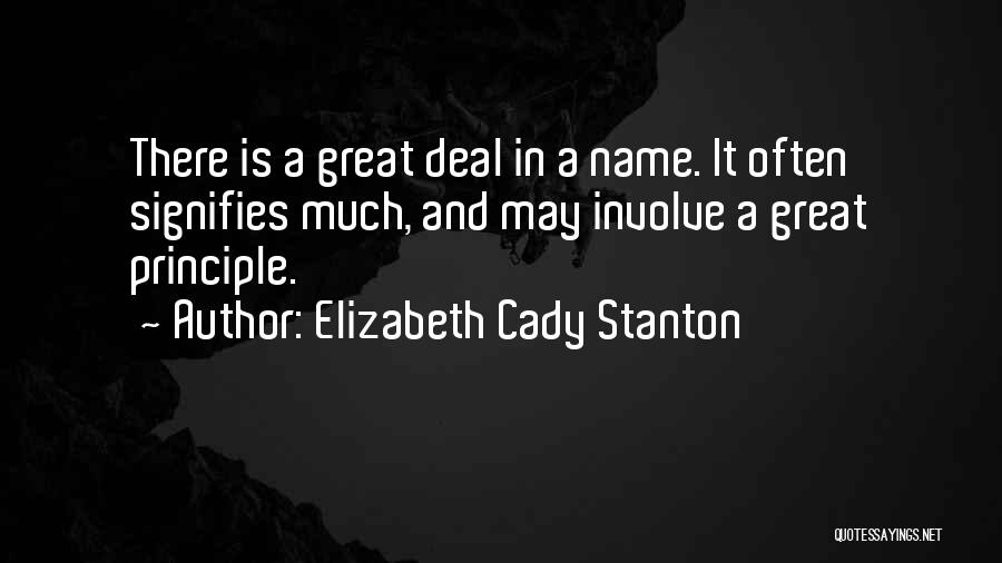 Involve Quotes By Elizabeth Cady Stanton