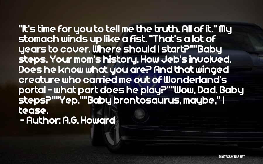 Involved Dad Quotes By A.G. Howard