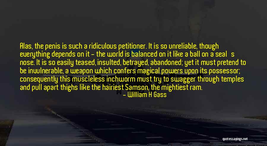 Invulnerable Quotes By William H Gass Invulnerable Quotes By William H Gass