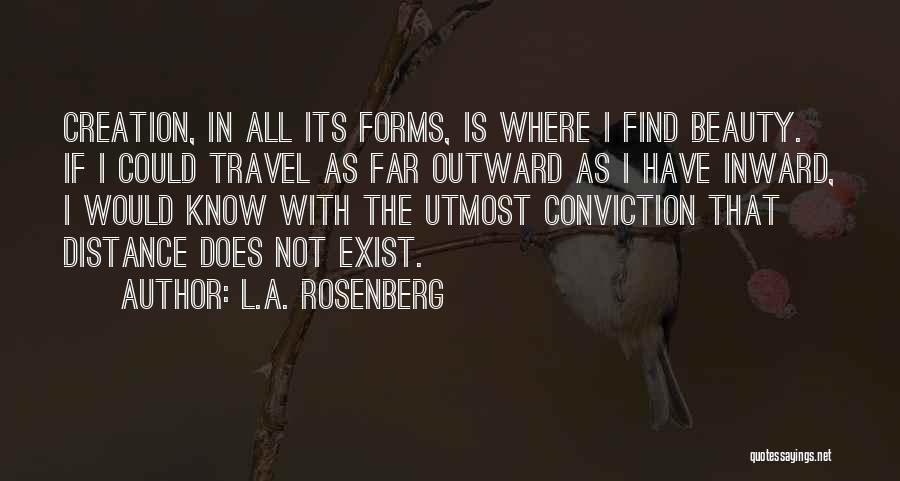 Inward Beauty Quotes By L.A. Rosenberg