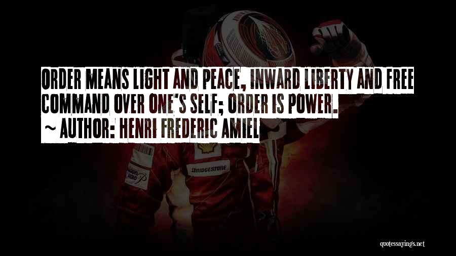 Inward Peace Quotes By Henri Frederic Amiel