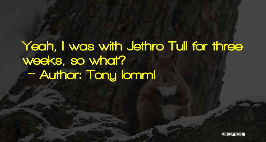 Iommi Quotes By Tony Iommi