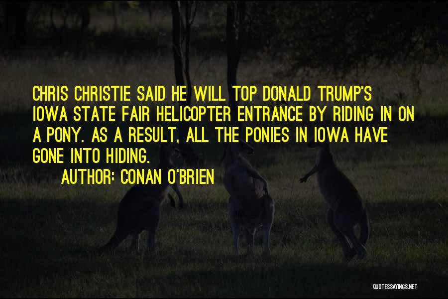 Iowa State Fair Quotes By Conan O'Brien