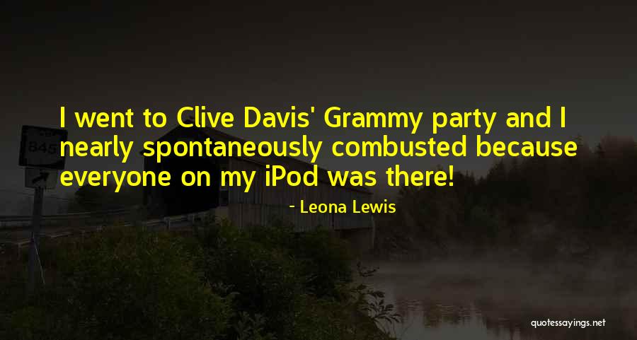 Ipods Quotes By Leona Lewis Ipods Quotes By Leona Lewis