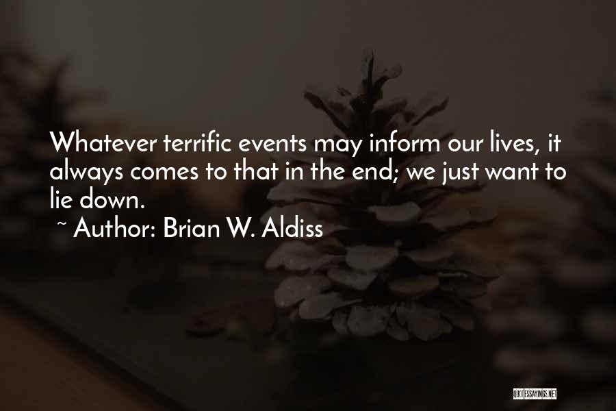 Iran Hostage Crisis Quotes By Brian W. Aldiss