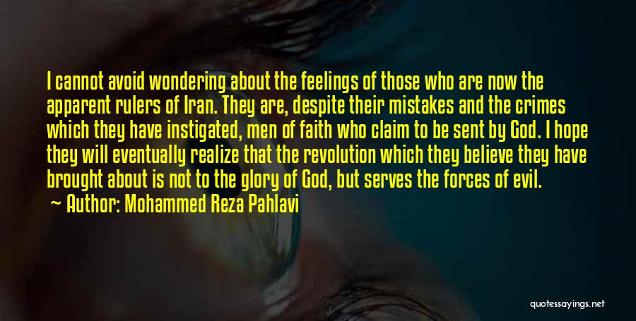 Iran Revolution Quotes By Mohammed Reza Pahlavi