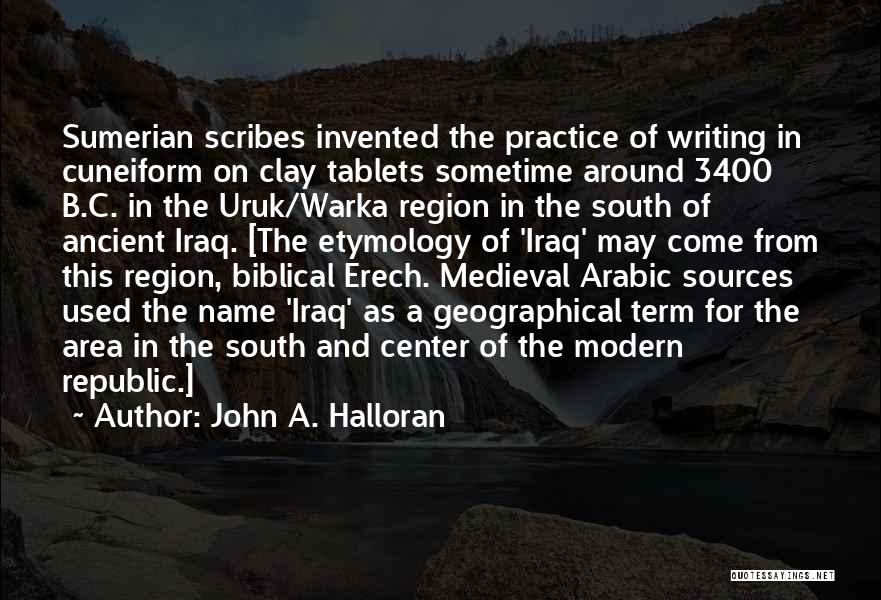 Iraq In Arabic Quotes By John A. Halloran