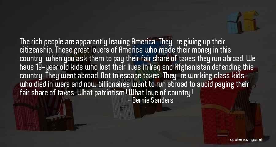 Iraq Love Quotes By Bernie Sanders