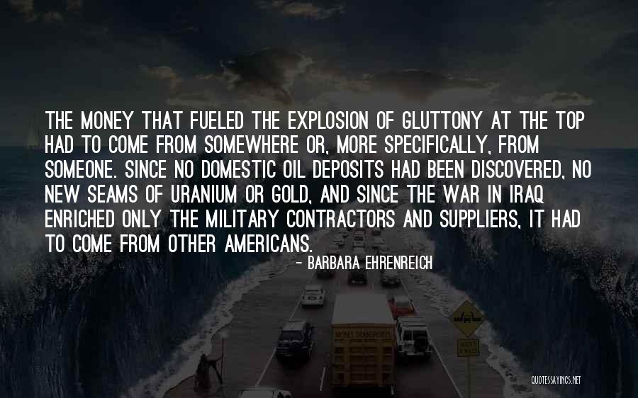 Iraq War Oil Quotes By Barbara Ehrenreich