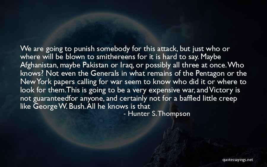 Iraq War Oil Quotes By Hunter S. Thompson Iraq War Oil Quotes By Hunter S. Thompson