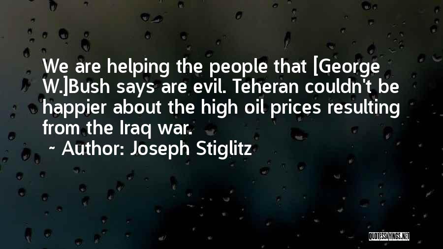 Iraq War Oil Quotes By Joseph Stiglitz