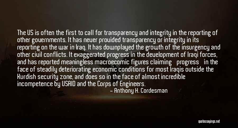 Iraqi War Quotes By Anthony H. Cordesman