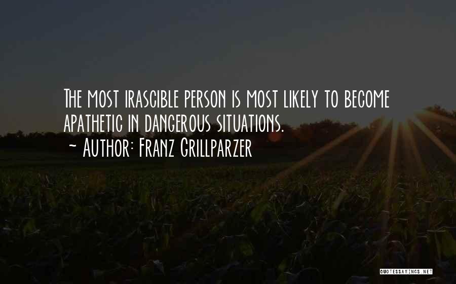 Irascible Quotes By Franz Grillparzer