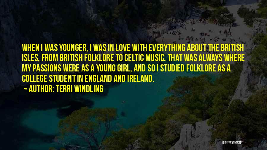 Ireland Love Quotes By Terri Windling
