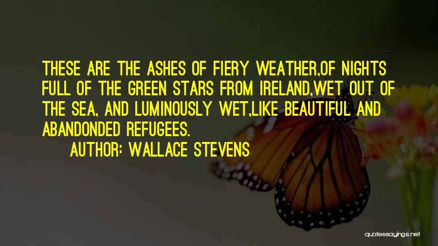 Ireland Sea Quotes By Wallace Stevens