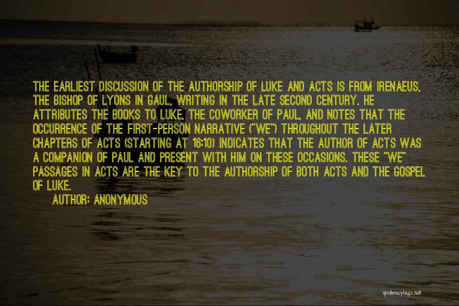 Irenaeus Quotes By Anonymous