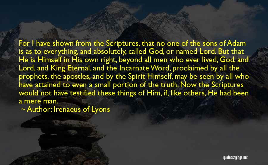 Irenaeus Quotes By Irenaeus Of Lyons