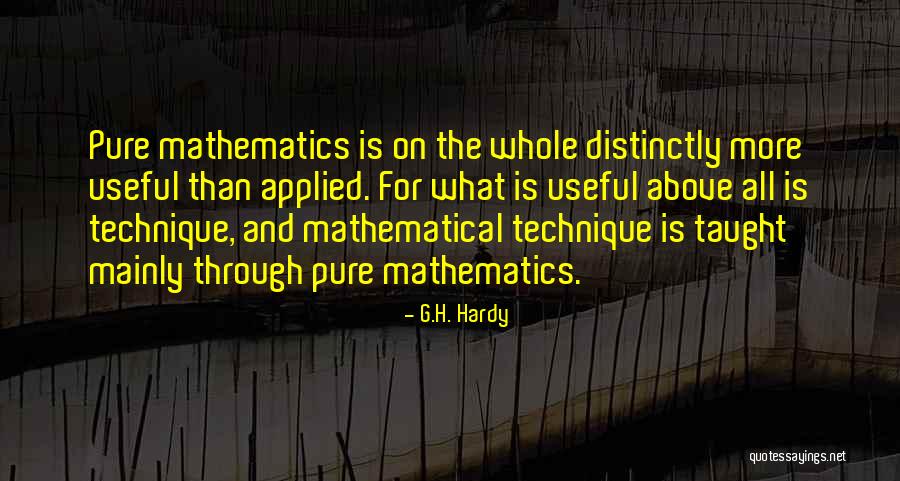 Irenes Family Restaurant Quotes By G.H. Hardy Irenes Family Restaurant Quotes By G.H. Hardy