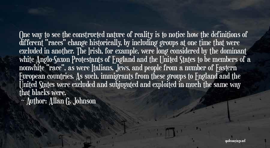 Irish Quotes By Allan G. Johnson