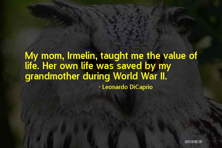 Irmelin Quotes By Leonardo DiCaprio Irmelin Quotes By Leonardo DiCaprio