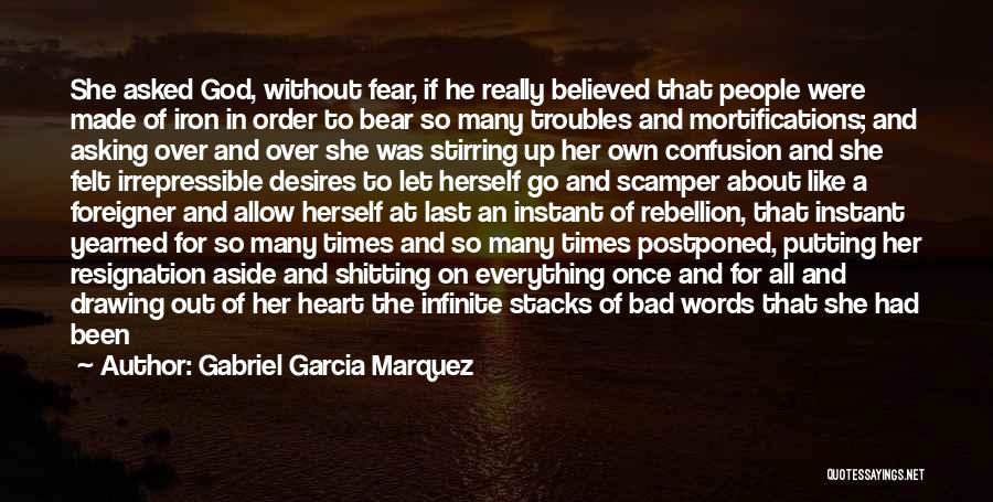 Iron Heart Quotes By Gabriel Garcia Marquez