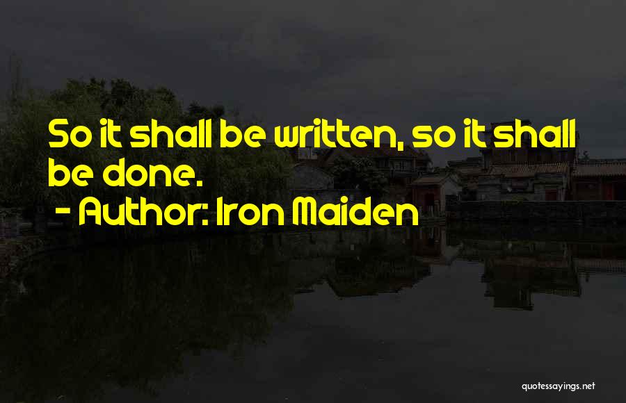 Iron Maiden Quotes 1399473