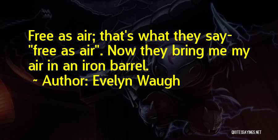 Iron Quotes By Evelyn Waugh