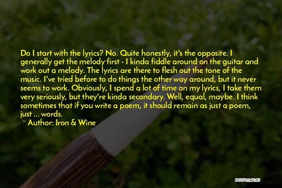 Iron & Wine Quotes 938810