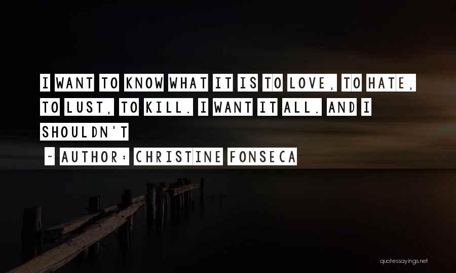 Ironic Love Quotes By Christine Fonseca