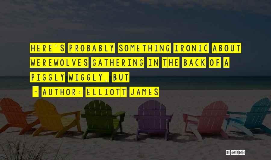 Ironic Quotes By Elliott James