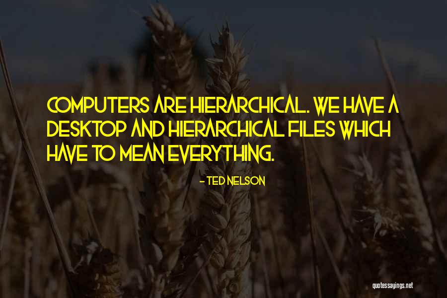 Ironically Inspirational Quotes By Ted Nelson Ironically Inspirational Quotes By Ted Nelson