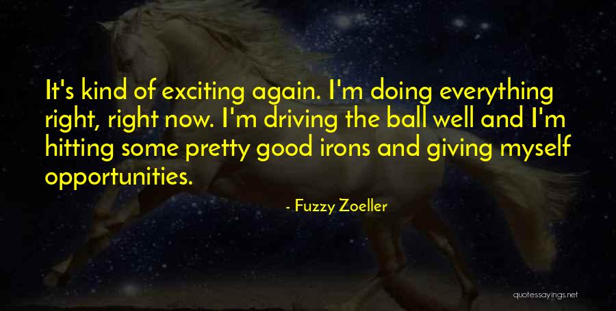 Irons Quotes By Fuzzy Zoeller