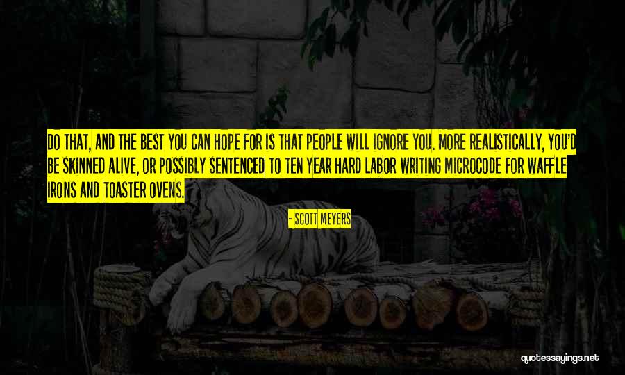 Irons Quotes By Scott Meyers Irons Quotes By Scott Meyers