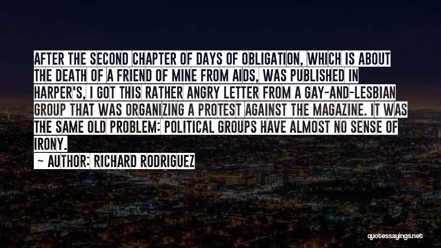 Irony And Death Quotes By Richard Rodriguez
