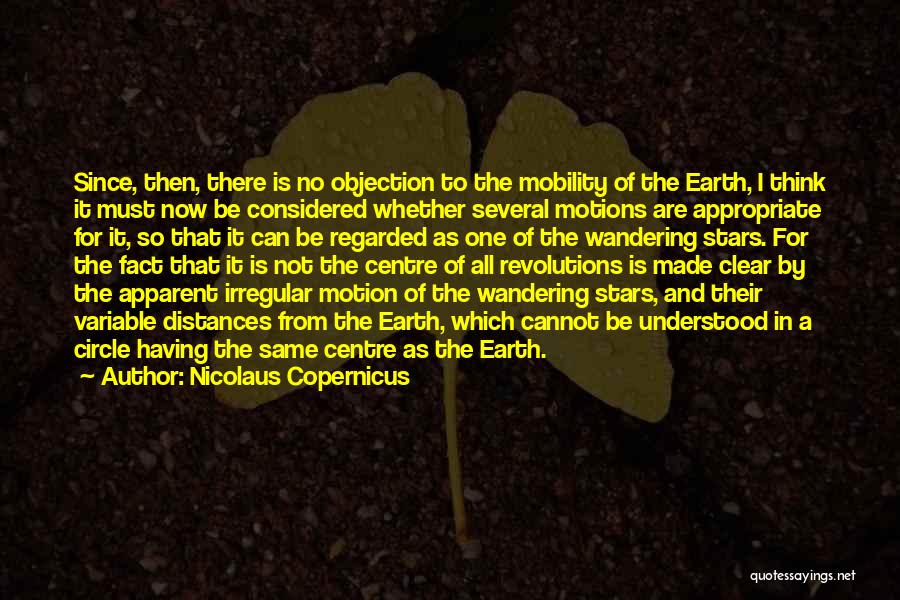 Irregular Quotes By Nicolaus Copernicus