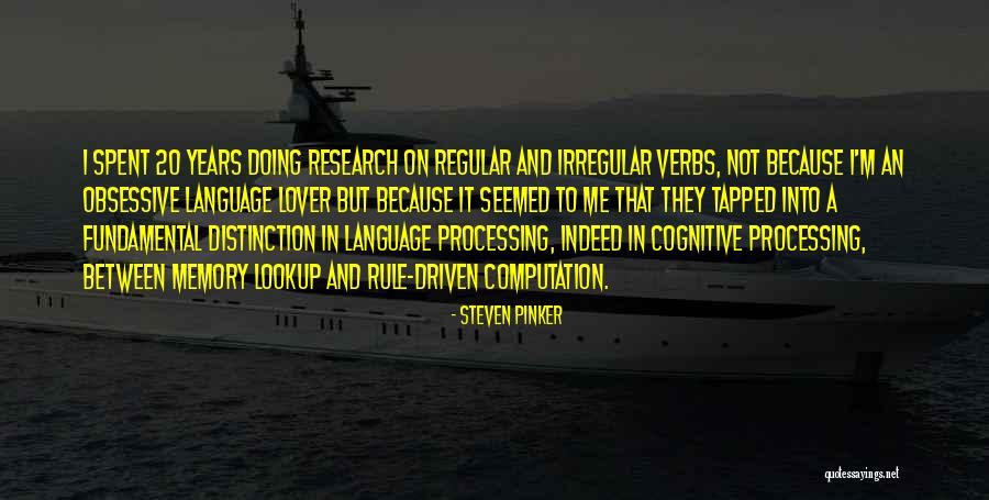 Irregular Quotes By Steven Pinker