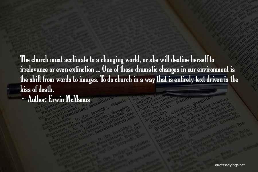 Irrelevance Quotes By Erwin McManus