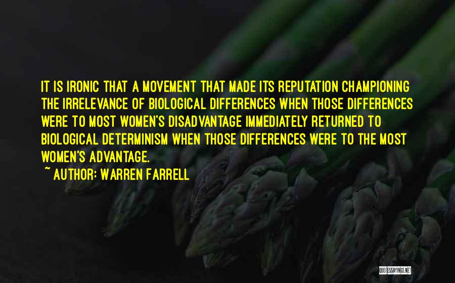 Irrelevance Quotes By Warren Farrell