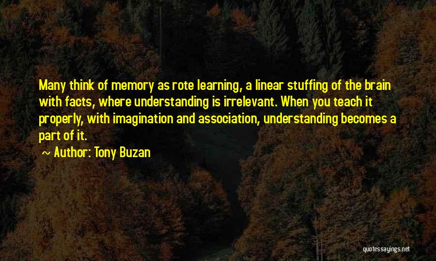 Irrelevant Quotes By Tony Buzan