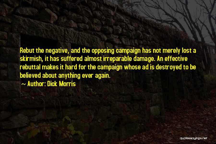 Irreparable Damage Quotes By Dick Morris