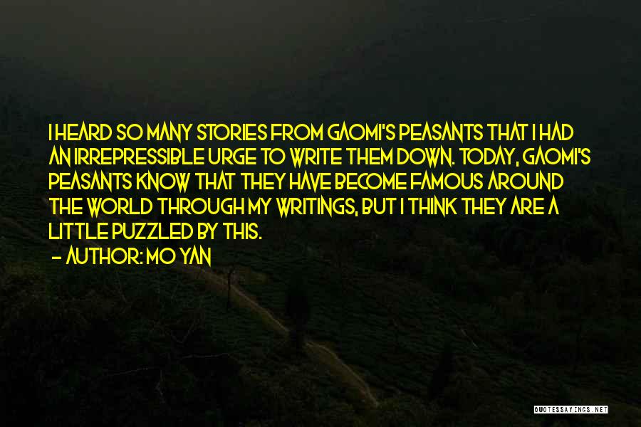 Irrepressible Quotes By Mo Yan