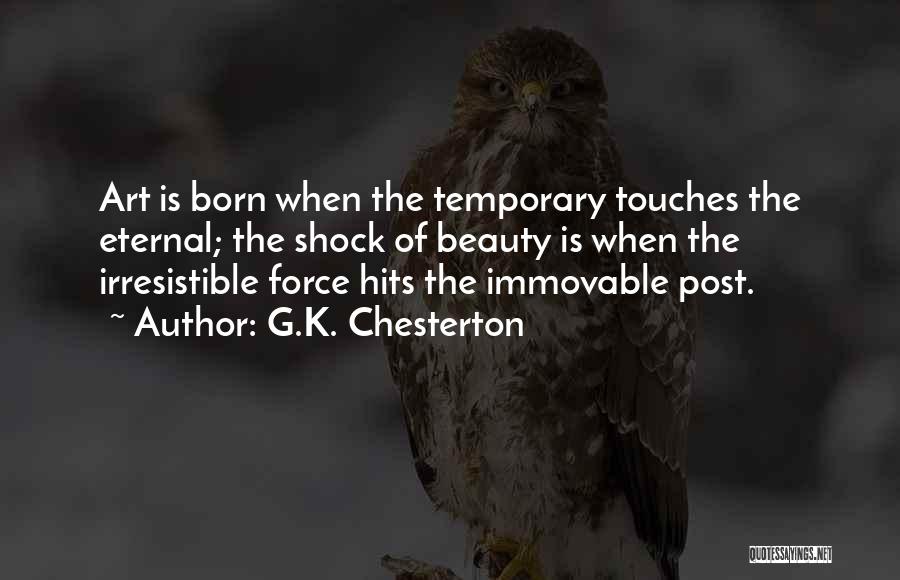 Irresistible Force Quotes By G.K. Chesterton